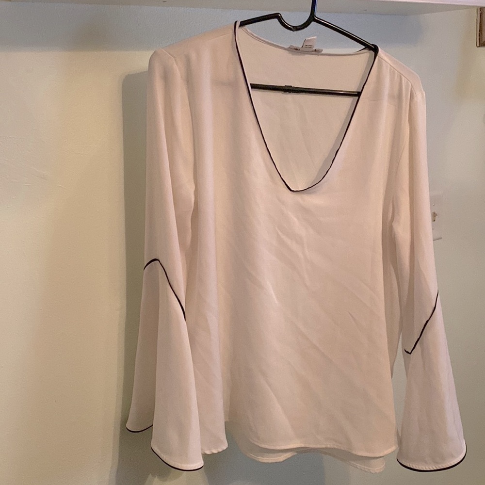 Calvin Klein bell sleeved top
